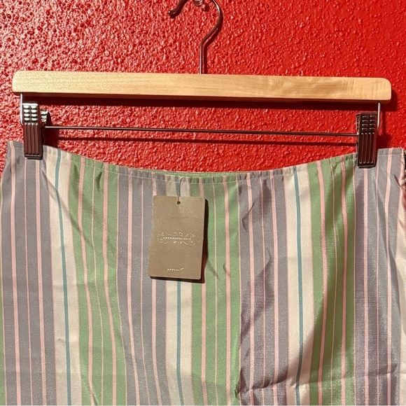 Anthropologie Snak Striped A-Line Skirt with Petticoat - Picture 4 of 8
